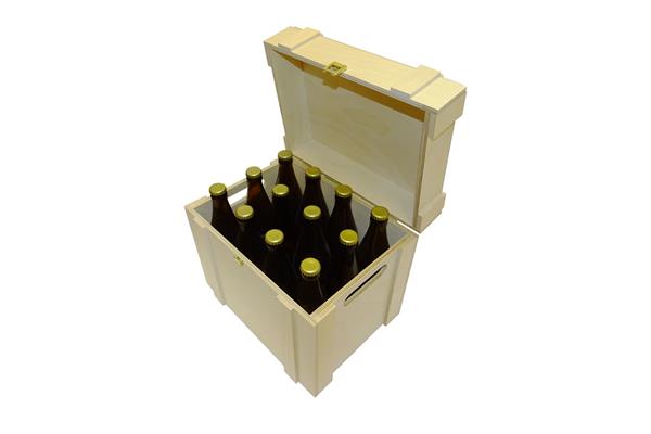 DU-Bierboxx geschlossen | 12 x 0,5 Liter Bierflaschen