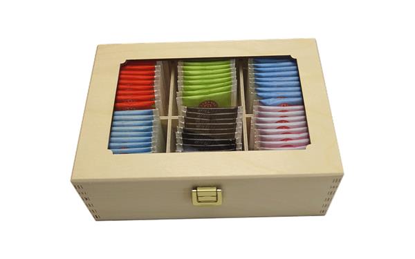Teebox / Ordnungsbox | gefüllt | 20 x 14 x 7 CM