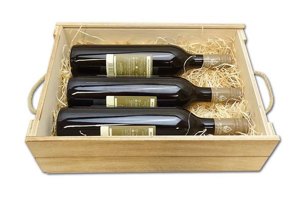 Rustikale Geschenkskiste | geflämmt | 36 x 26 x 10 cm