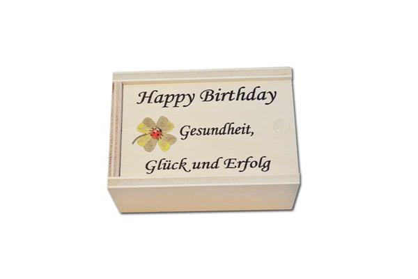 Holzbox | Happy Birthday | leer