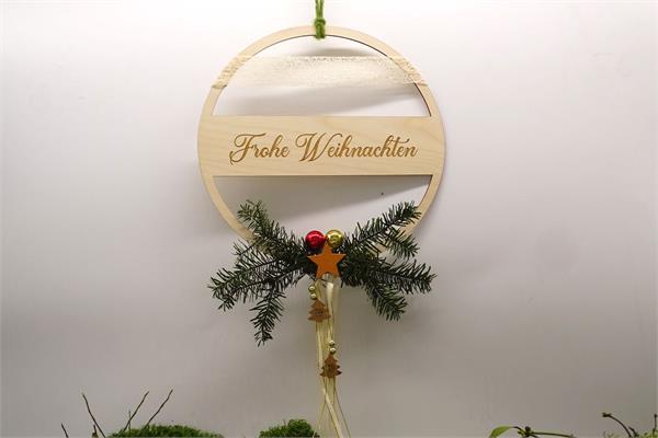 Loop - Türschild | Frohe Weihnachten 