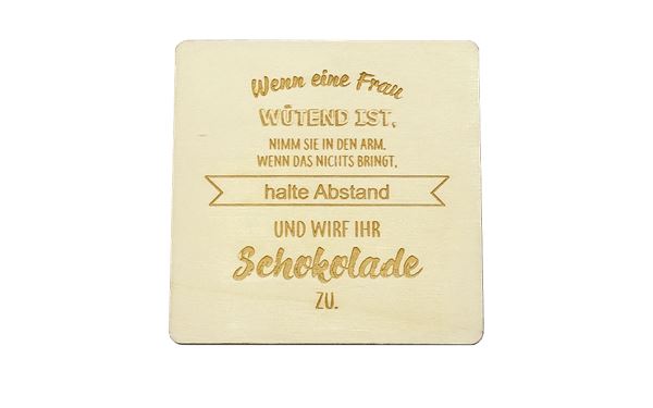 Bierdeckel / Glasuntersetzer mit witzigen Sprüchen Biergeschenke