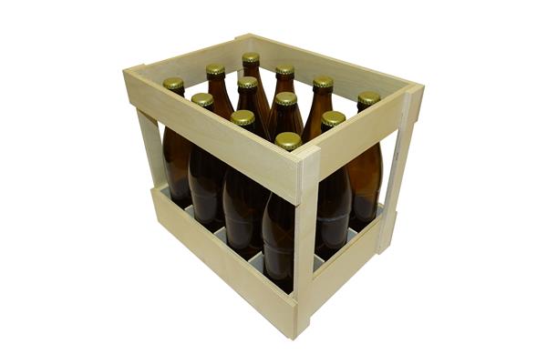 DU-Bierboxx offen | 12 x 0,5 Liter Bierflaschen