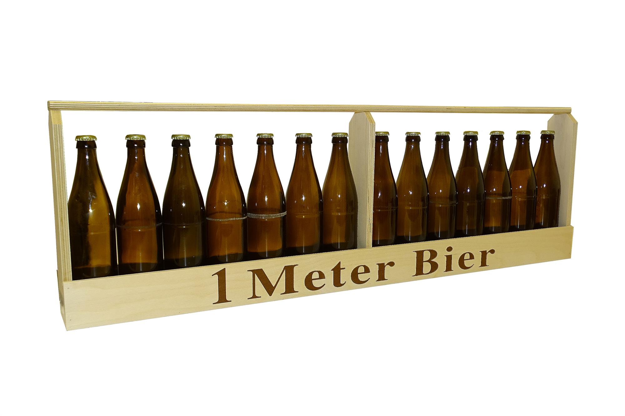 Meterbier XX | 14 x 0,5 Liter Bierflaschen