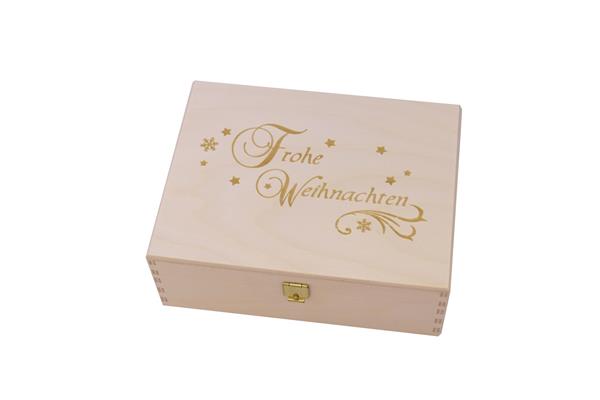 Holzkassette | Frohe Weihnachten 
