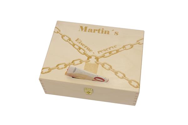 Eiserne Reserve mit | persönlicher Lasergravur