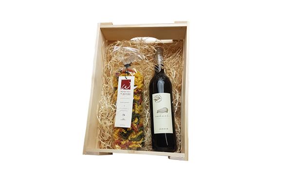 Dekokiste Fichte natur | 35 x 25 x 15 cm