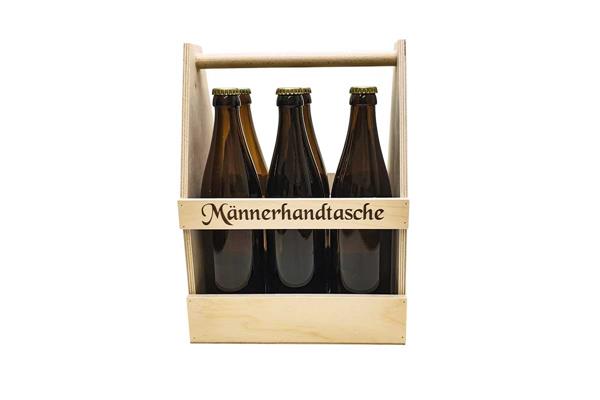 Männerhandtasche | Sixxpack | 6 x 0,5 Liter Bierflaschen