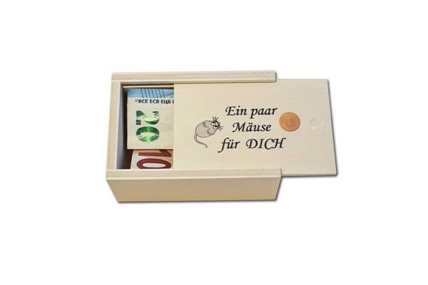 Holzbox | Ein paar Mäuse für Dich | leer