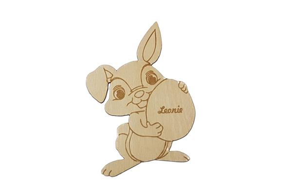 Osterhase | mit Namensgravur | OHNE Befestigungshaken