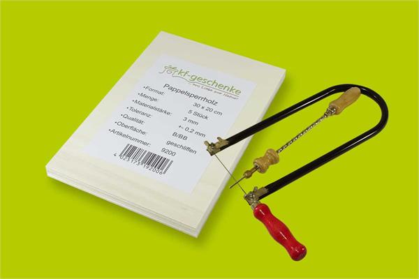 PAPPELSPERRHOLZ | ZUSCHNITT 5 Stk. | 30 x 20 CM