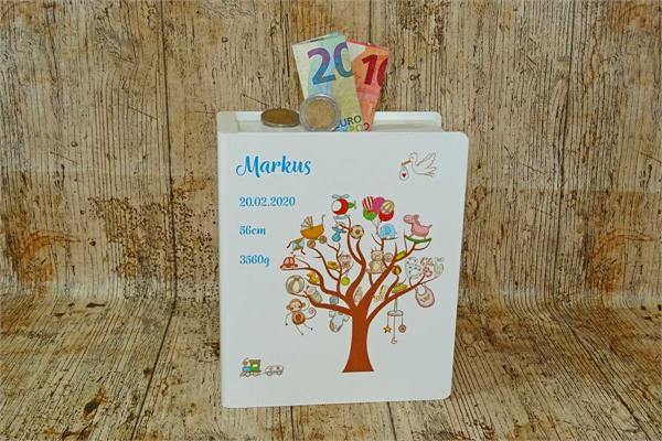 Sparbuch zur Geburt | Lebensbaum Baby