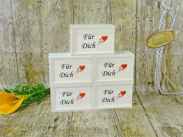 Holzbox 5er Set | Für Dich | Leer