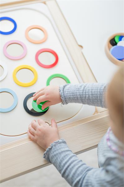 Sortierplatte Grundfarben | Igelkind