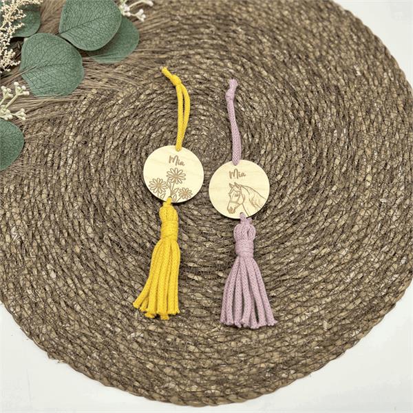 💫 Personalisierter Schultaschenanhänger | mit Wunschmotiv & Notfallkontakt